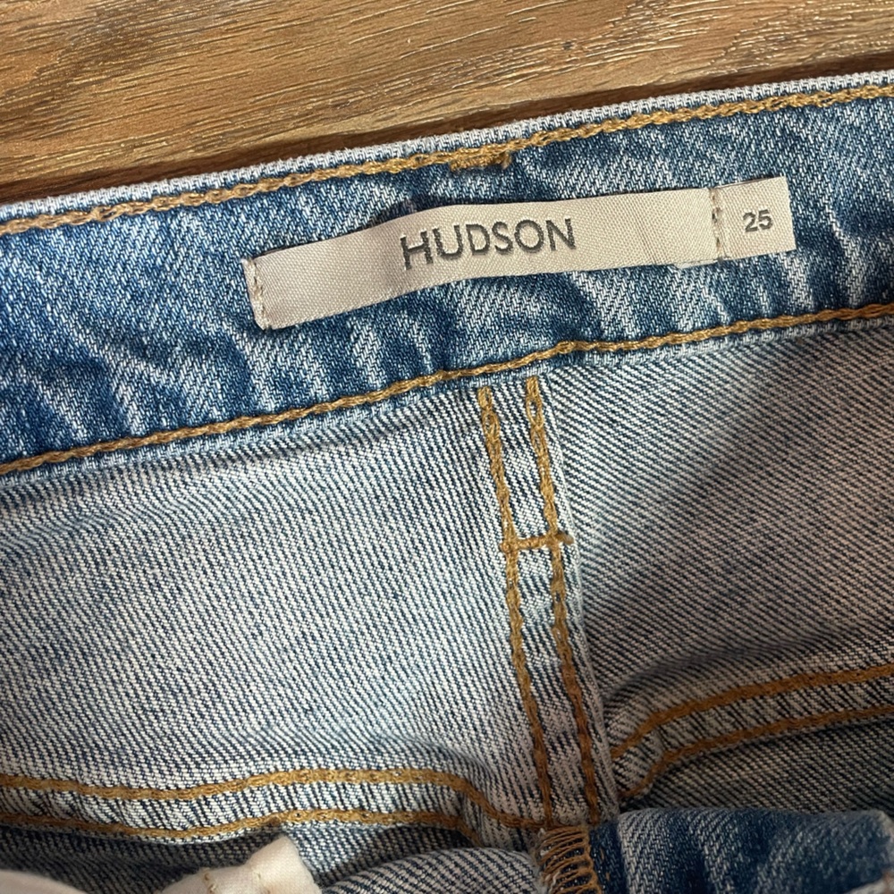Hudson Centerfold Extreme High-Rise Super Skinny Ankle Jeans "Peacemaker" wash - Picture 8 of 13